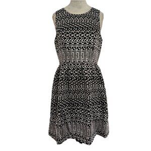 Cynthia Rowley black/silver cocktail dress, 6